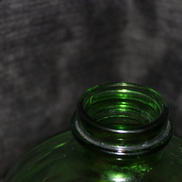 1930's Sunsweet Green Glass Prune Juice Bottle. - Picture 6 of 7